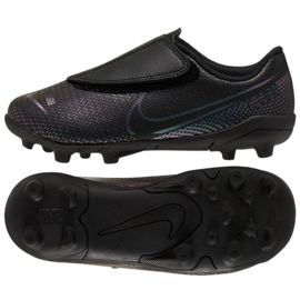 Nike Mercurial Vapor 13 Club Mg Ps (V) Jr AT8162-010 scarpe da calcio nero nero