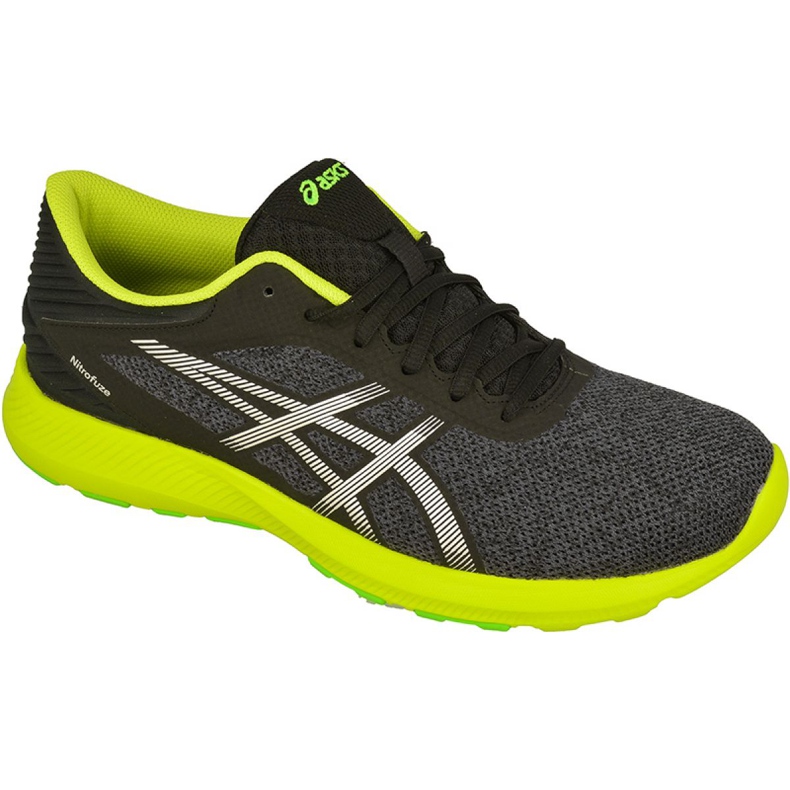Scarpe da corsa Asics Nitrofuze M T6H3N-9593 nero grigio verde