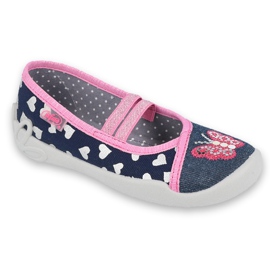 Scarpe per bambini Befado 116X268 blu navy rosa