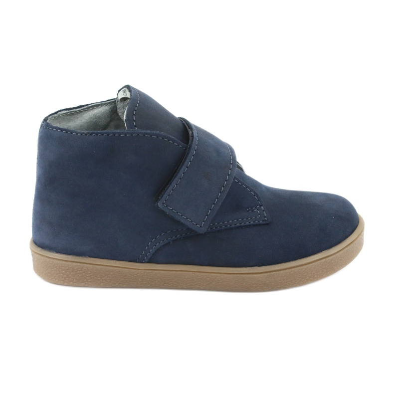 Stivali con velcro Mazurek 1101 blu navy
