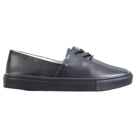 Filippo Sneakers in pelle alla moda nero