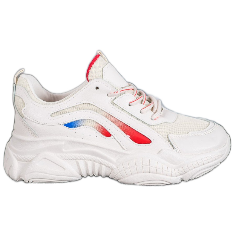 SHELOVET Sneakers alla moda sulla piattaforma bianca