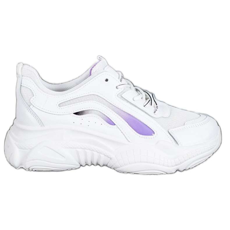 SHELOVET Sneakers alla moda sulla piattaforma bianca