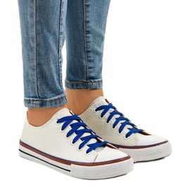 Classiche sneakers basse bianche W03 bianco