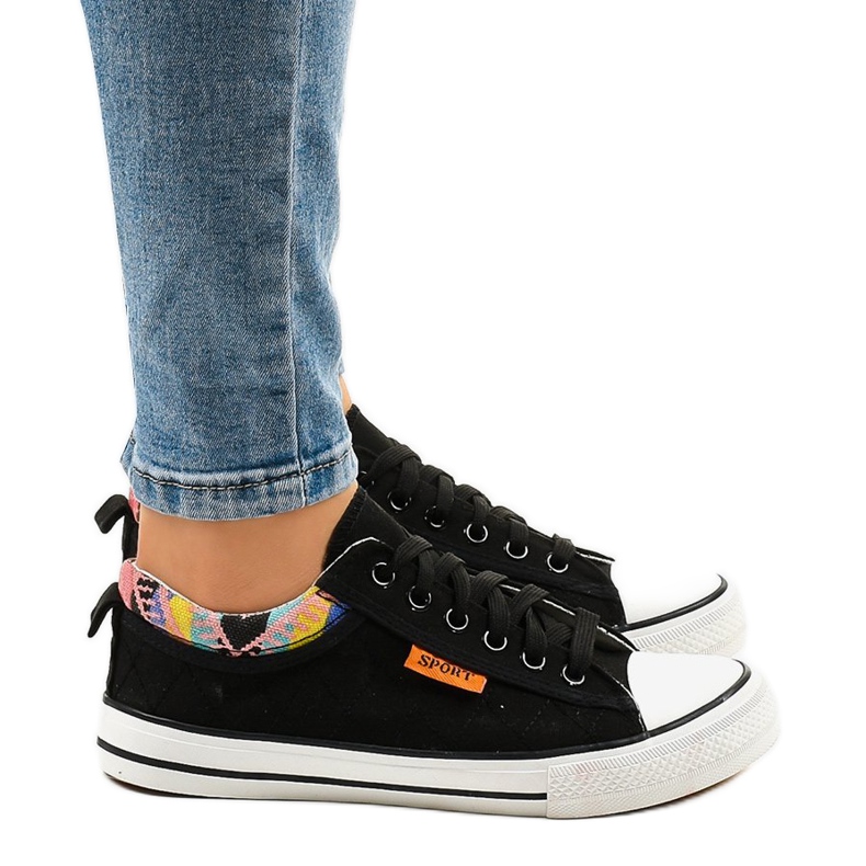 Sneakers classiche nere W11 nero