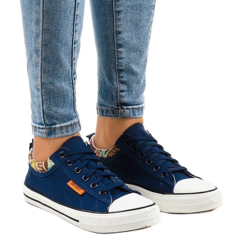 Sneakers classiche blu navy W11