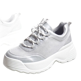 Sneakers sportive grigie 7923-PS grigio