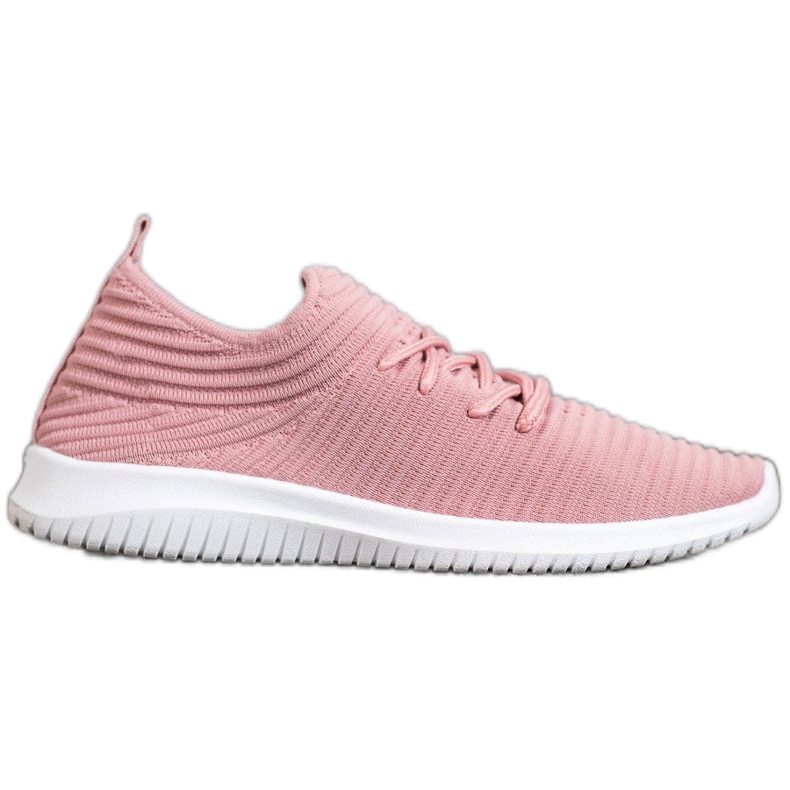 SHELOVET Scarpe Slip-On in tessuto rosa