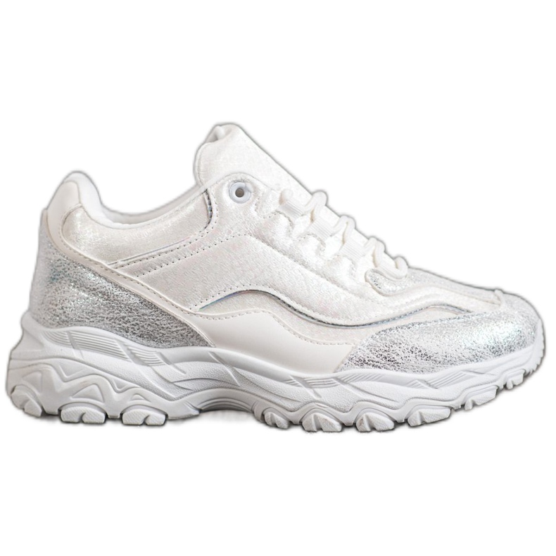 Small Swan Scarpe da ginnastica bianche alla moda bianca