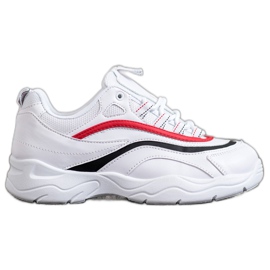 SHELOVET Sneakers bianche classiche bianco