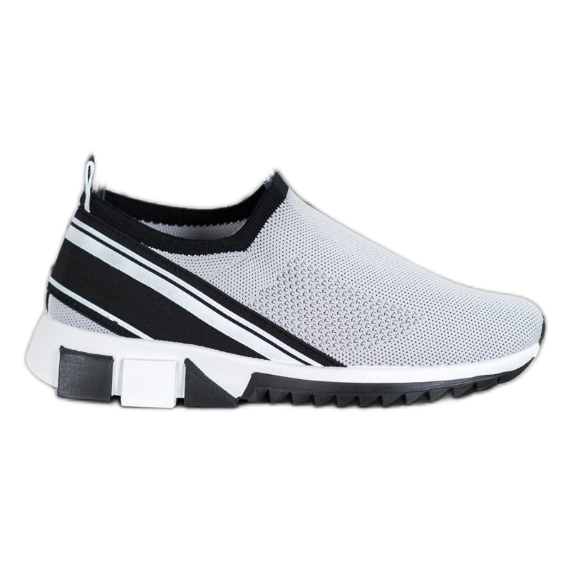 SHELOVET Scarpe Slip-on Con Rete grigio