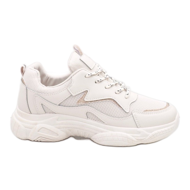 Scarpe sportive da donna alla moda beige 7939-SP