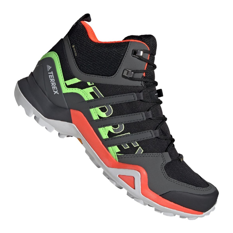 Adidas Terrex Swift R2 Mid Gtx Escursionismo M FU7603 scarpe nero multicolore