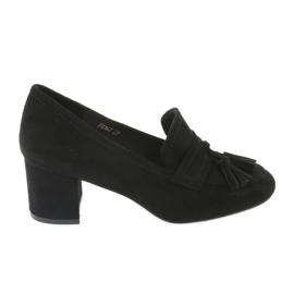 Scarpe sul palo di Sergio Leone PB147 nere nero
