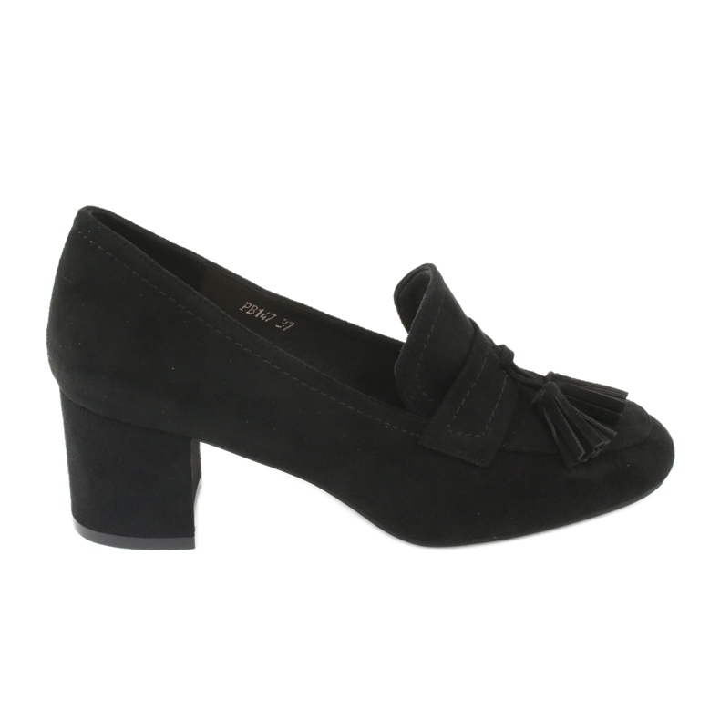 Scarpe sul palo di Sergio Leone PB147 nere nero