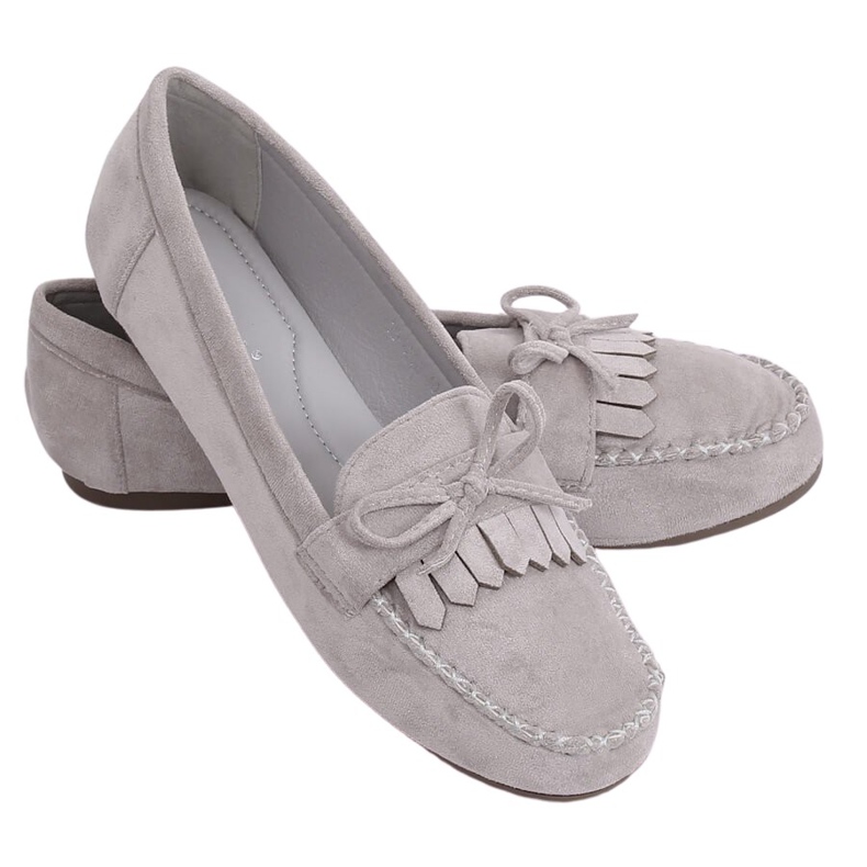 Mocassini da donna classici grigi 77-202 grigi grigio
