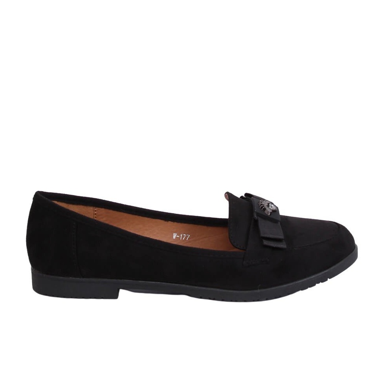 Mocassini da donna neri W-177 Black nero