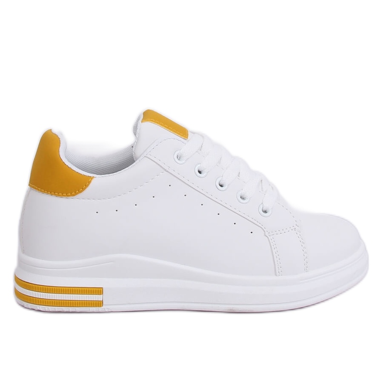 Sneakers da donna bianche CC-15 gialle bianca