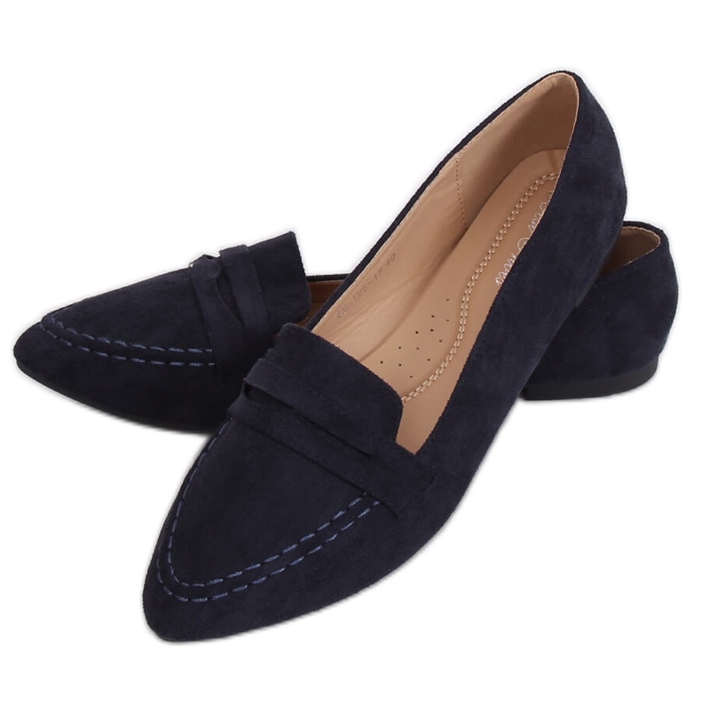 Mocassini da donna blu navy CH-1M6 Blue