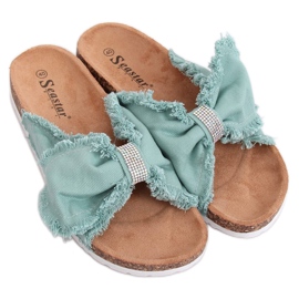 Verde BG60P Pantofole in sughero verde
