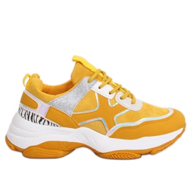 Scarpe sportive gialle da donna C-3127 Yellow giallo