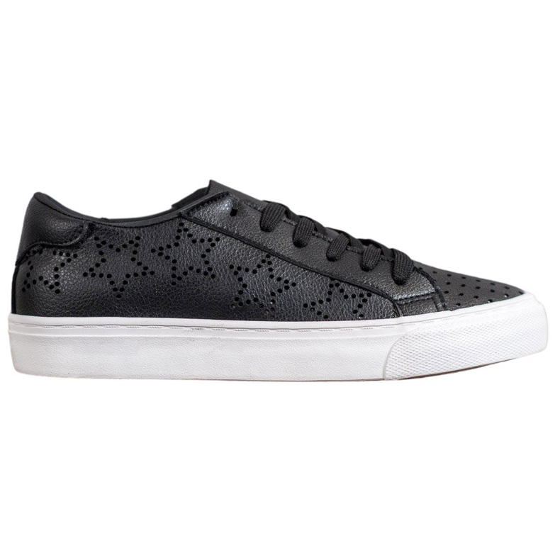J. Star Sneakers Traforate Con Stelle nero