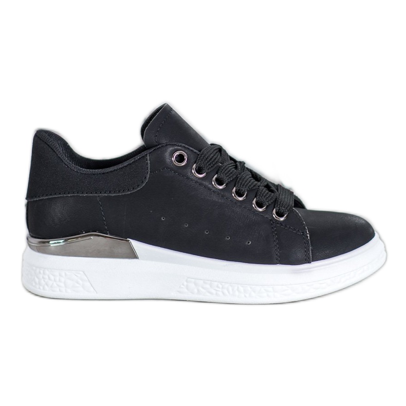 SHELOVET Sneakers Sulla Piattaforma Con Ecopelle nero