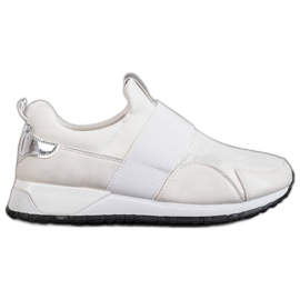SHELOVET Scarpe slip-on sulla piattaforma bianco