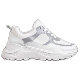 SHELOVET Sneakers bianche classiche bianco