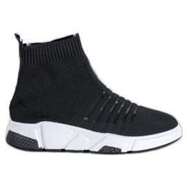 SHELOVET Scarpe Slip-on Con Rete nero