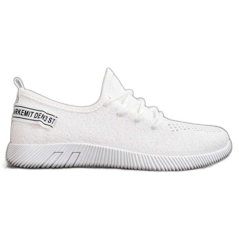 SHELOVET Sneakers in tessuto traforato bianca
