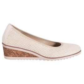 Ballerine Beige Con Zeppa VINCEZA