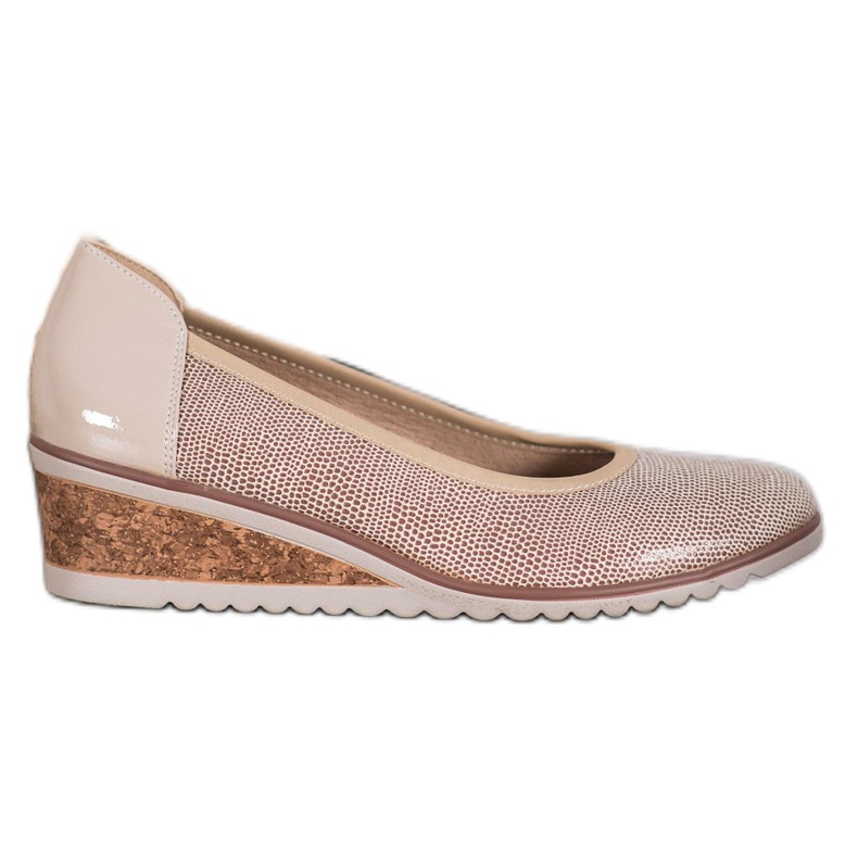 Eleganti ballerine VINCEZA beige marrone