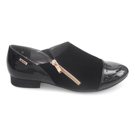 Scarpe Classiche Con Cerniera 2060A Nere nero