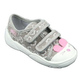 Scarpe per bambini Befado 907P116 rosa grigio