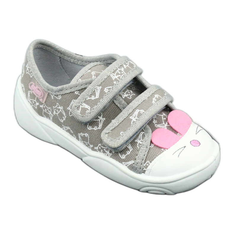 Scarpe per bambini Befado 907P116 rosa grigio