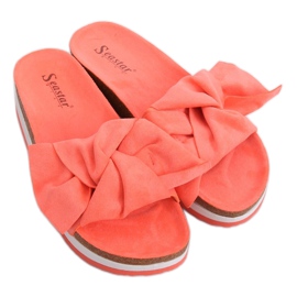 Pantofole da donna corallo SS116P Coral rosa