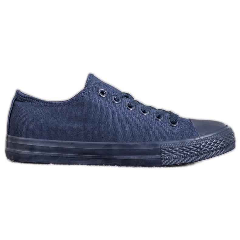 SHELOVET Sneakers in tessuto blu navy