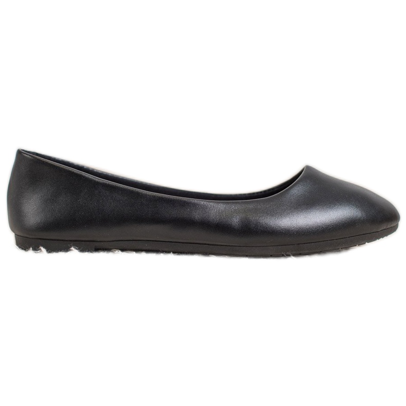 SHELOVET Ballerina Classica in Ecopelle nero