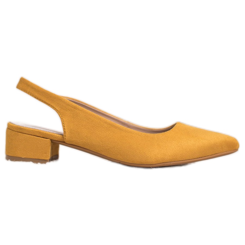 Goodin Décolleté Con Tacco Scoperto giallo