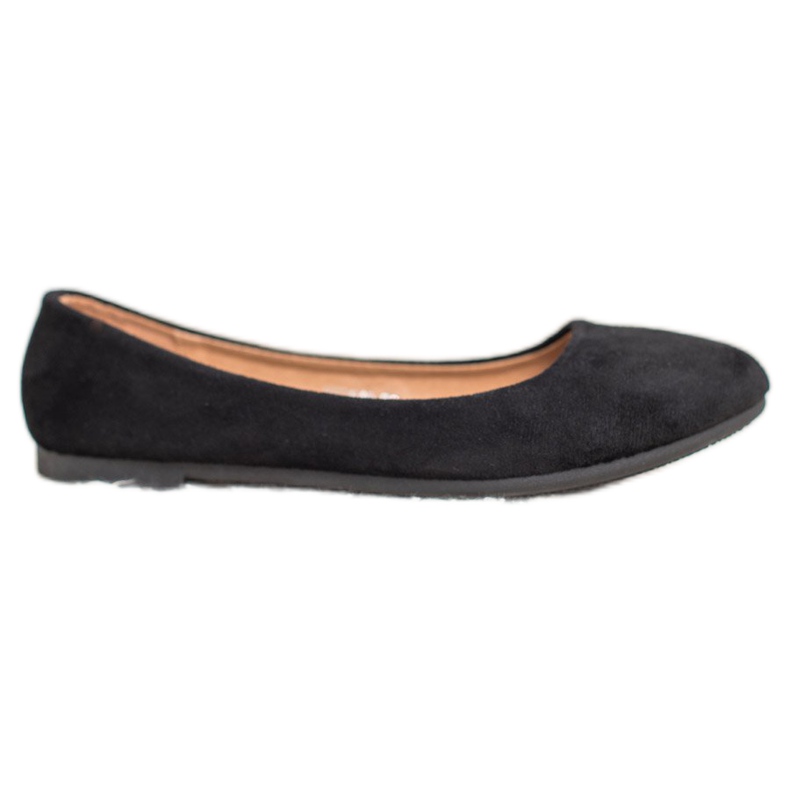 Diamantique Ballerine classiche in pelle scamosciata nero