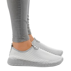 Scarpe sportive da donna grigie SJ1890-2 grigio