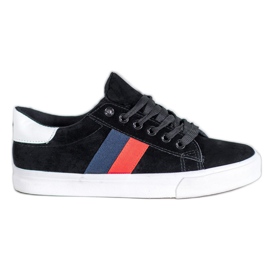 SDS Scarpe sportive su suola spessa nero