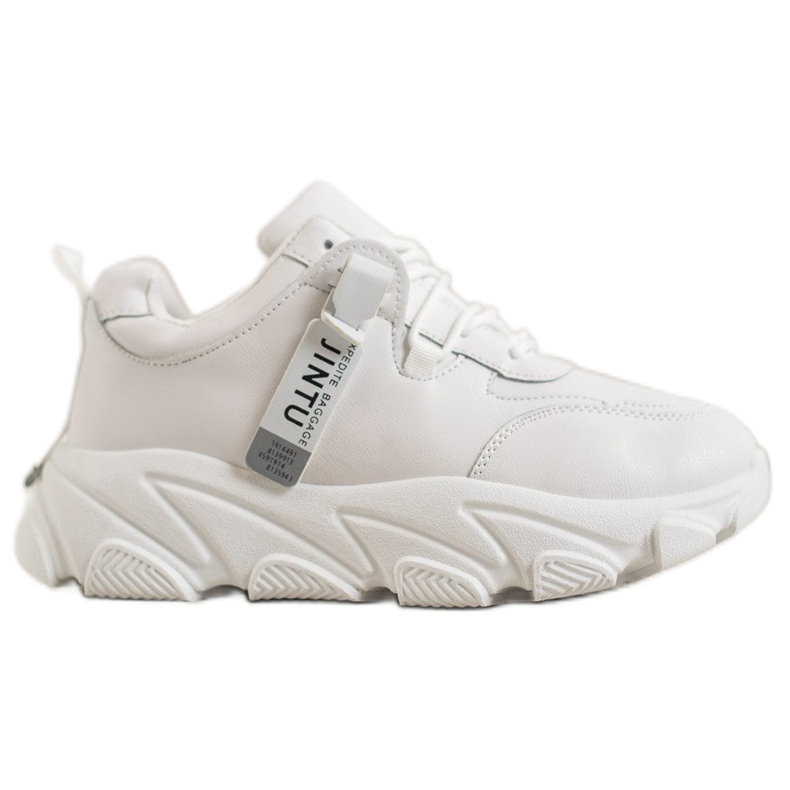 Bella Paris Sneakers bianche con lacci bianca