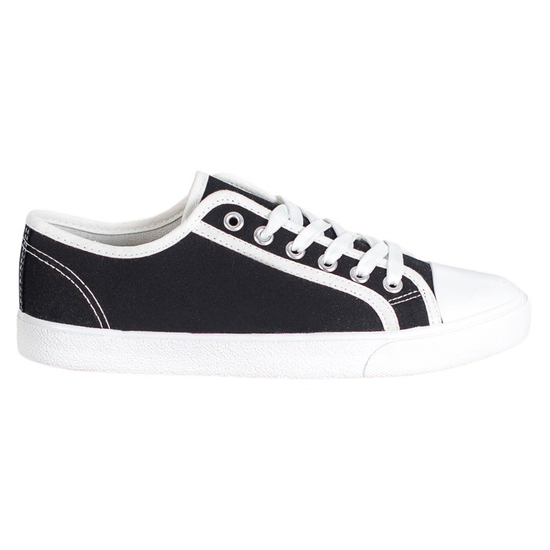 SHELOVET Scarpe da ginnastica nere bianca nero