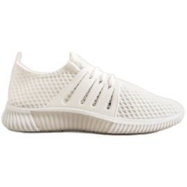 SHELOVET Scarpe alla moda con rete bianco