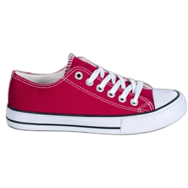 SDS Sneakers in tessuto rosso