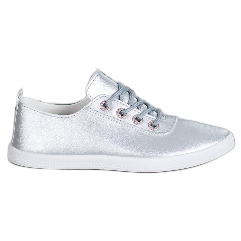 SHELOVET Sneakers Alla Moda Con Ecopelle grigio