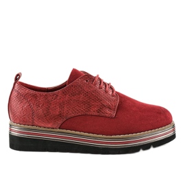 Scarpe Jazz rosse JN-31 rosso