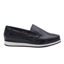Scarpe nere con zeppa 5388-2 nero